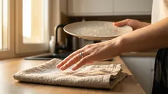 Anche voi asciugate i piatti con un asciugamano? Quali problemi si nascondono dietro questa semplice azione?